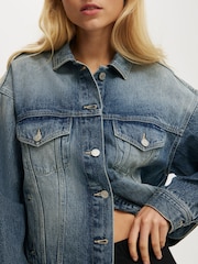 Cotton On Light Blue Original Denim Jacket - Image 3 of 4