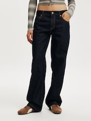 Голубой - Cotton On Low Rise Straight Jeans - Изображение 1 из 6
