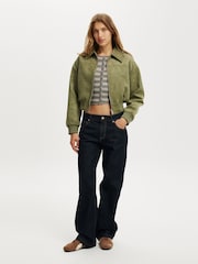 Голубой - Cotton On Low Rise Straight Jeans - Изображение 3 из 6