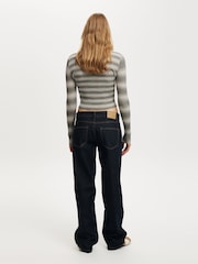 Голубой - Cotton On Low Rise Straight Jeans - Изображение 4 из 6