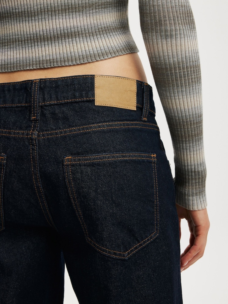 Голубой - Cotton On Low Rise Straight Jeans - Изображение 6 из 6