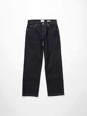 Bleumarin - Cotton On Low Rise Straight Jeans - Imaginea 7 din 8