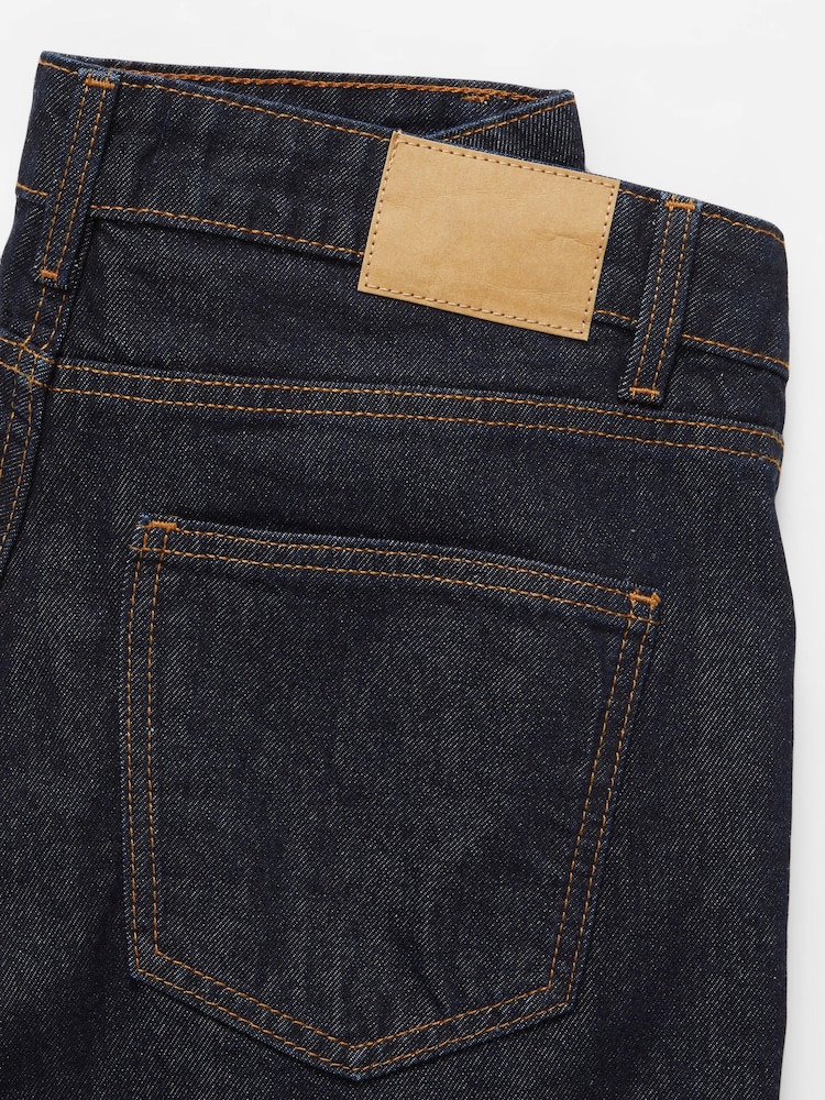Bleumarin - Cotton On Low Rise Straight Jeans - Imaginea 8 din 8