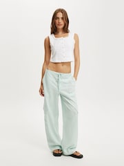 Cotton On White Emily Ruffle Top - Image 3 of 4