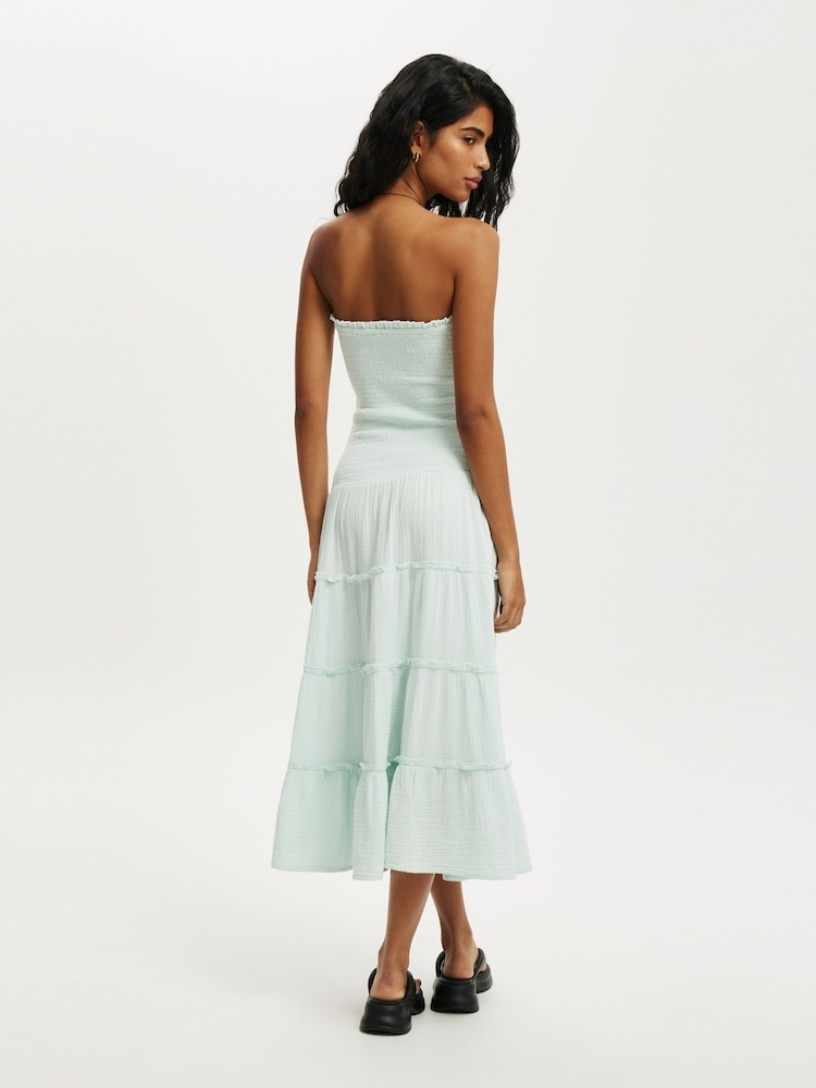 Cotton On Green Jet Set Sleeveless Maxi Dress - Image 2 of 4 Cotton On Green Jet Set Sleeveless Maxi Dress - Image 2 of 4