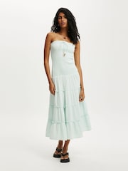Cotton On Green Jet Set Sleeveless Maxi Dress - Image 4 of 4