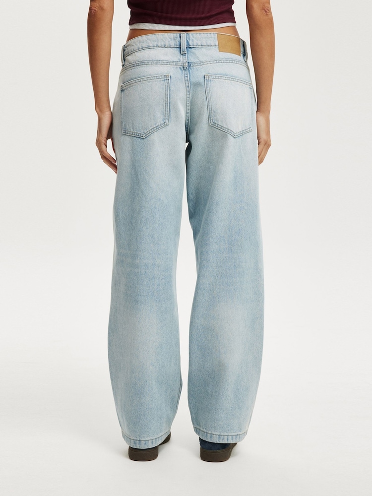 Cotton On Blue Low Rise Straight Jeans - Image 2 of 6 Cotton On Blue Low Rise Straight Jeans - Image 2 of 6
