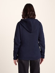 Tog 24 Blue Womens Acer Knitlook Fleece Hoodie - Image 4 of 7