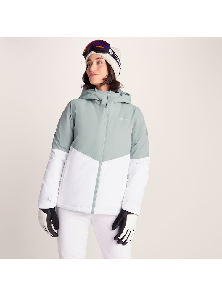 Tog 24 Green/White Womens Orelle Ski Jacket - Image 2 of 7 Tog 24 Green/White Womens Orelle Ski Jacket - Image 2 of 7