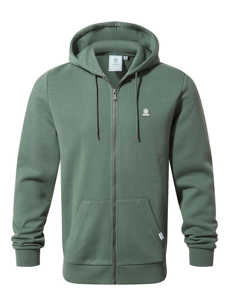 Tog 24 Green Mens Alden Zip Hoodie - Image 7 of 7