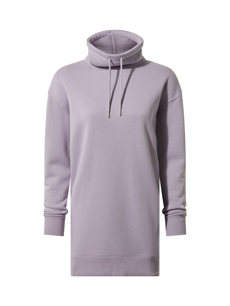 Tog 24 Grey Womens Drakeford Longline Funnel Neck Sweater - Image 7 of 7 Tog 24 Grey Womens Drakeford Longline Funnel Neck Sweater - Image 7 of 7