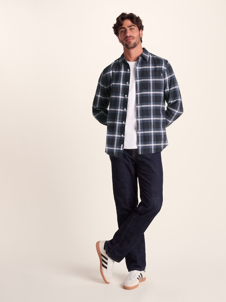 Tog 24 Blue Mens Long Sleeve Bertram Shirt - Image 1 of 7