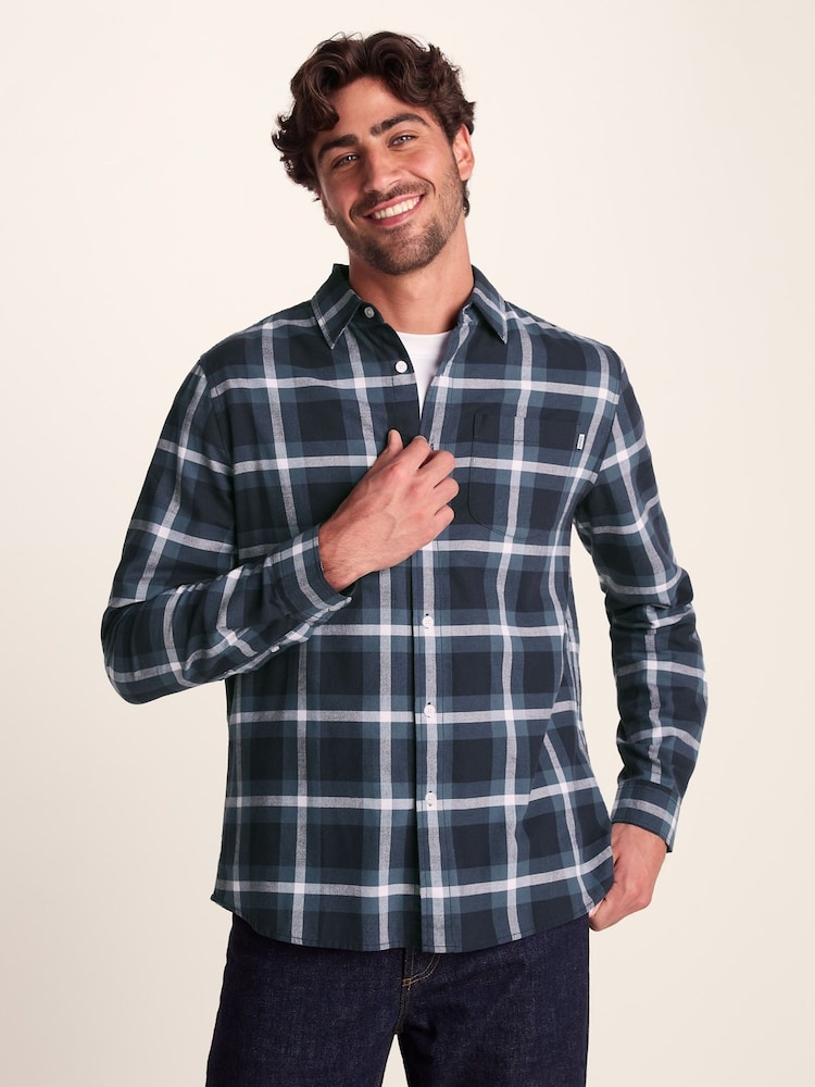 Tog 24 Blue Mens Long Sleeve Bertram Shirt - Image 2 of 7