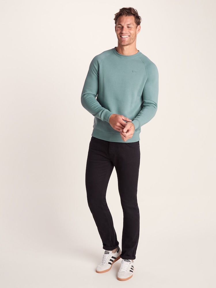 Tog 24 Green Mens Clitheroe Raglan Sweater - Image 1 of 6 Tog 24 Green Mens Clitheroe Raglan Sweater - Image 1 of 6