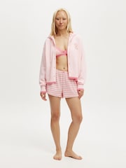 Cotton On Pink Hooded Button Up Hoodie - Image 5 of 5