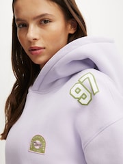 Cotton On Purple Plush Premium Graphic Print Hoodie - Image 5 of 5