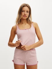 Cotton On Grey Boys Rib Lace Ruched Shorts - Image 3 of 5