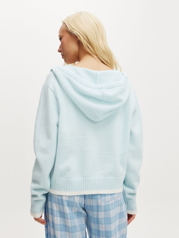 Cotton On Cream Hooded Button Up Hoodie - Image 2 of 5 Cotton On Cream Hooded Button Up Hoodie - Image 2 of 5