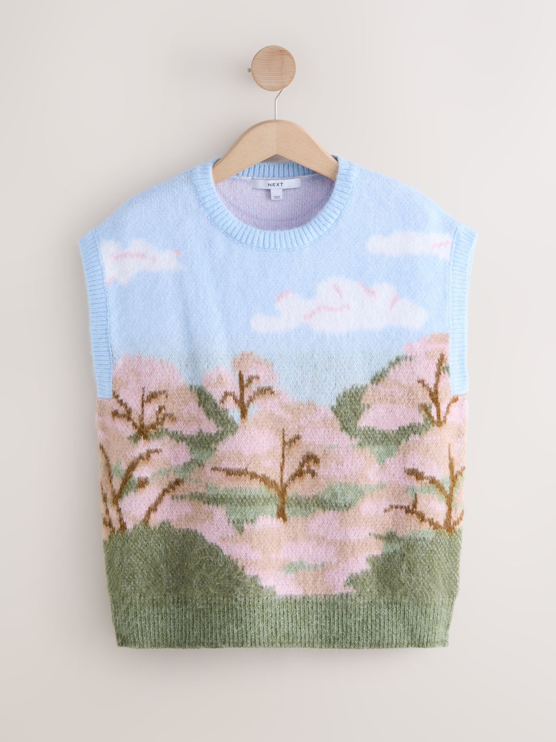 Buy Cherry Blossom Scene Knitted Tank from the Next UK online shop