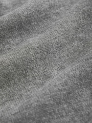 Grey Knitted Mock Layer Poncho - Image 10 of 10