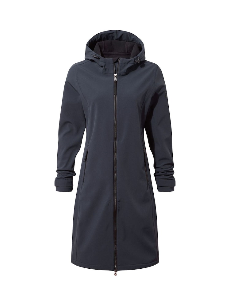Donkerblauw - Tog 24 Enya Longline regenbestendig softshelljack - Afbeelding 6 van 6 Donkerblauw - Tog 24 Enya Longline regenbestendig softshelljack - Afbeelding 6 van 6