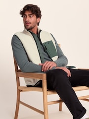 Tog 24 Cream Mens Evan Sherpa Gilet - Image 4 of 7