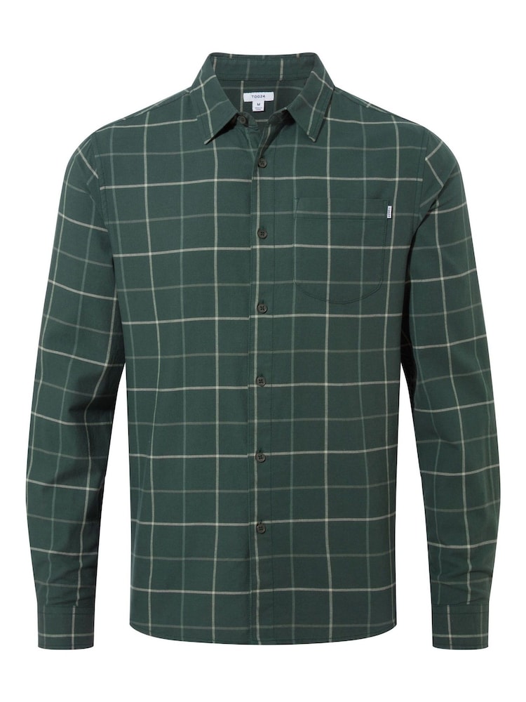 Tog 24 Green Mens Jarvis Long Sleeve Shirt - Image 7 of 7 Tog 24 Green Mens Jarvis Long Sleeve Shirt - Image 7 of 7