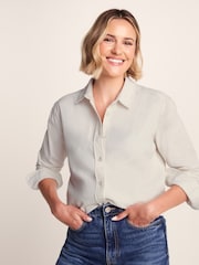 Tog 24 Cream Womens Long Sleeve Harby Shirt - Image 2 of 7