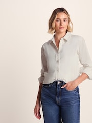 Tog 24 Cream Womens Long Sleeve Harby Shirt - Image 5 of 7