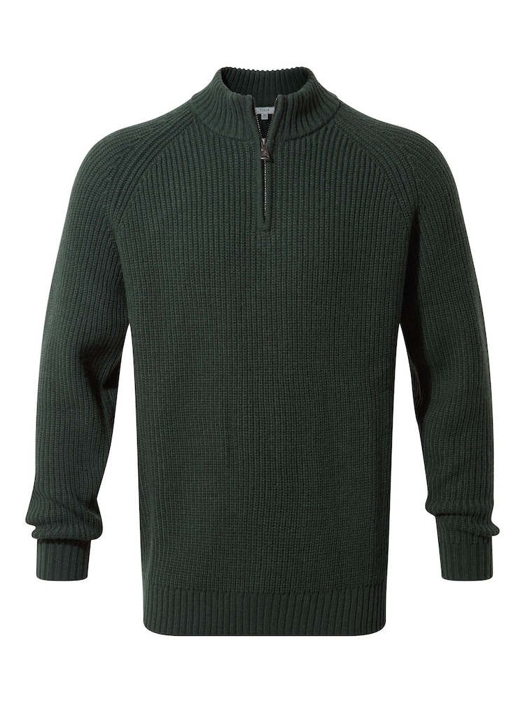 Tog 24 Green Mens Glen Knitted Jumper - Image 6 of 6