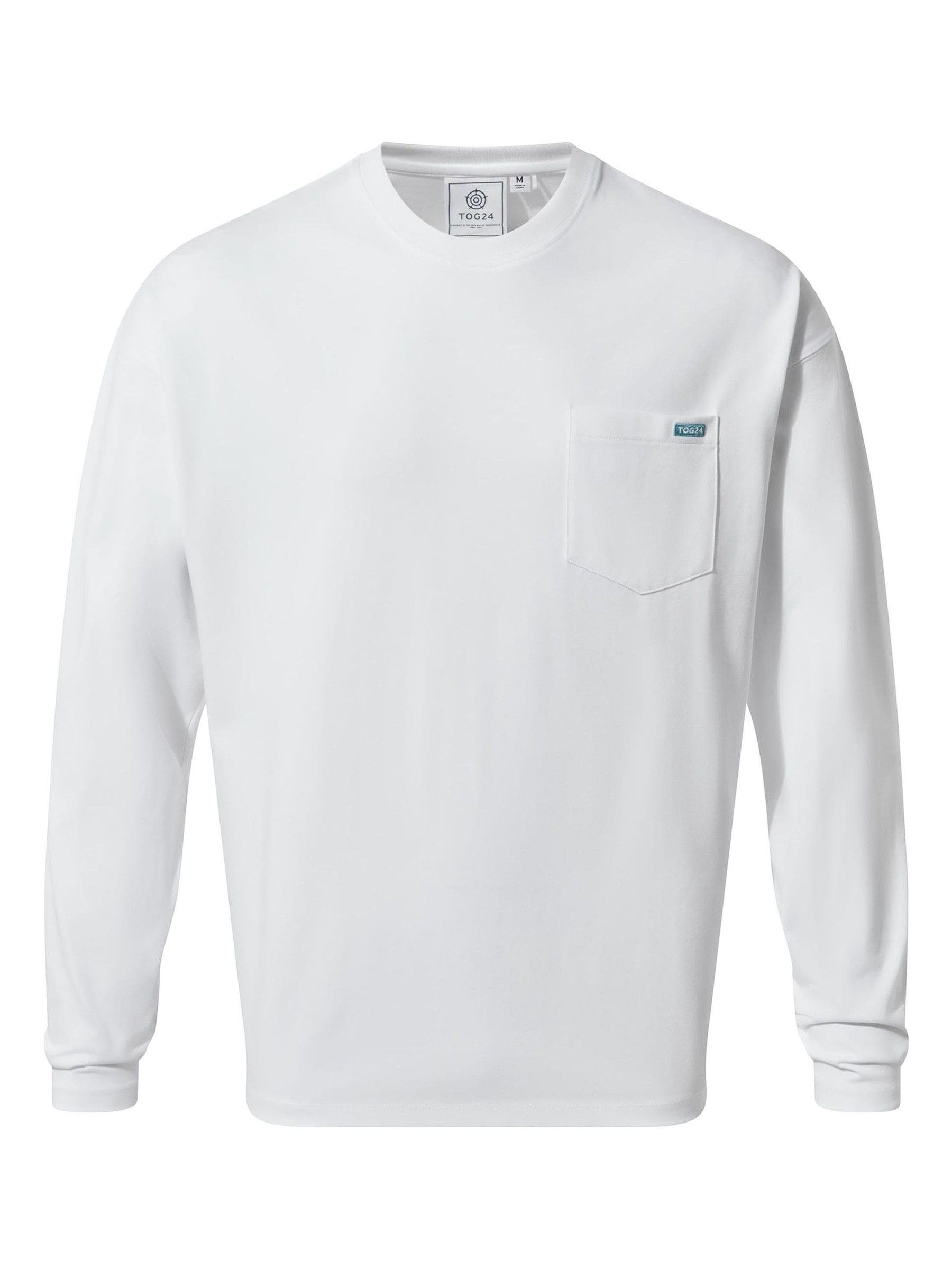 Buy Tog 24 White Formby Long Sleeve Supersoft Jersey T-Shirt from