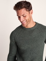 Tog 24 Green Mens Logan Knitted Jumper - Image 6 of 7