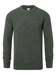 Tog 24 Green Mens Logan Knitted Jumper - Image 7 of 7