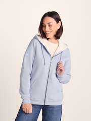 Tog 24 Purple Womens Finch Sherpa Lined Hoodie - Image 2 of 8
