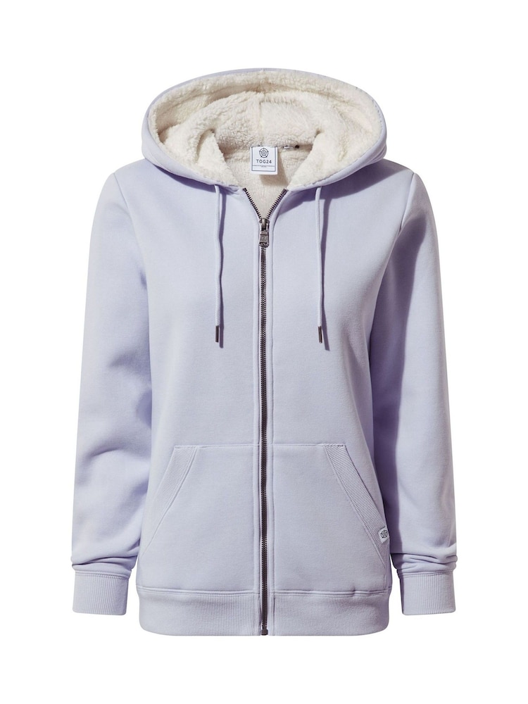 Tog 24 Purple Womens Finch Sherpa Lined Hoodie - Image 8 of 8