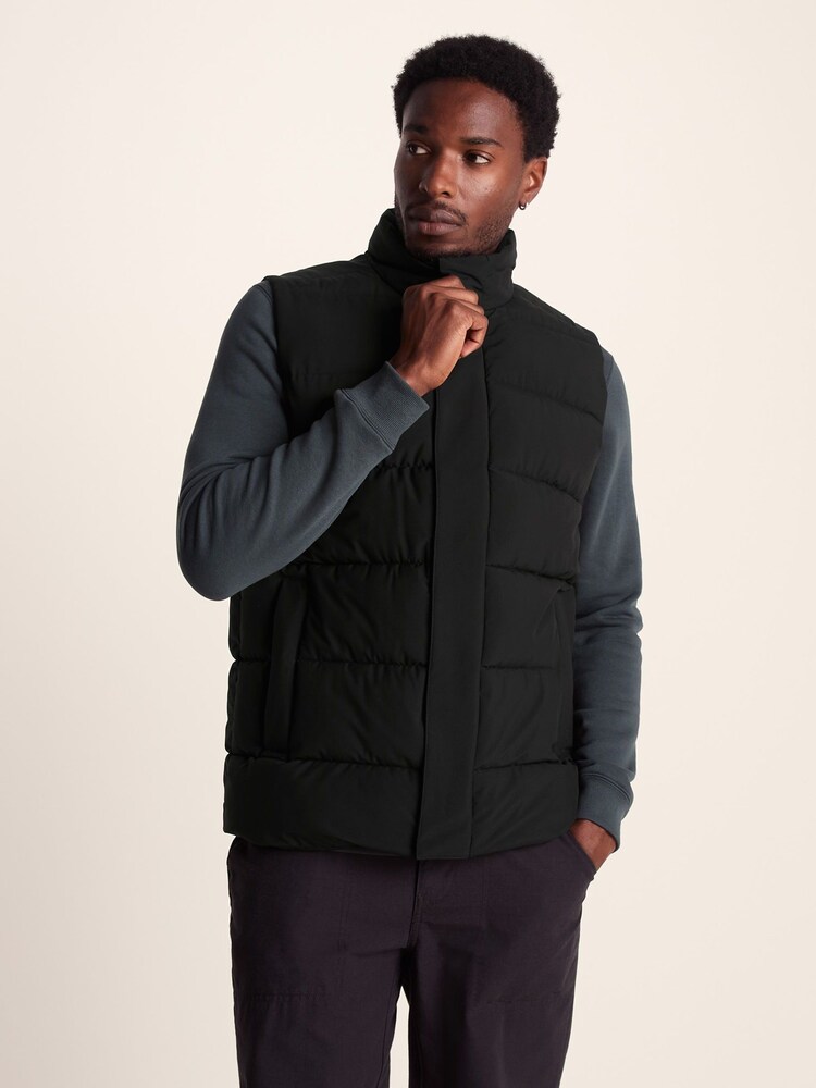 Tog 24 Black Mens Leighton Padded Gilet - Image 2 of 7