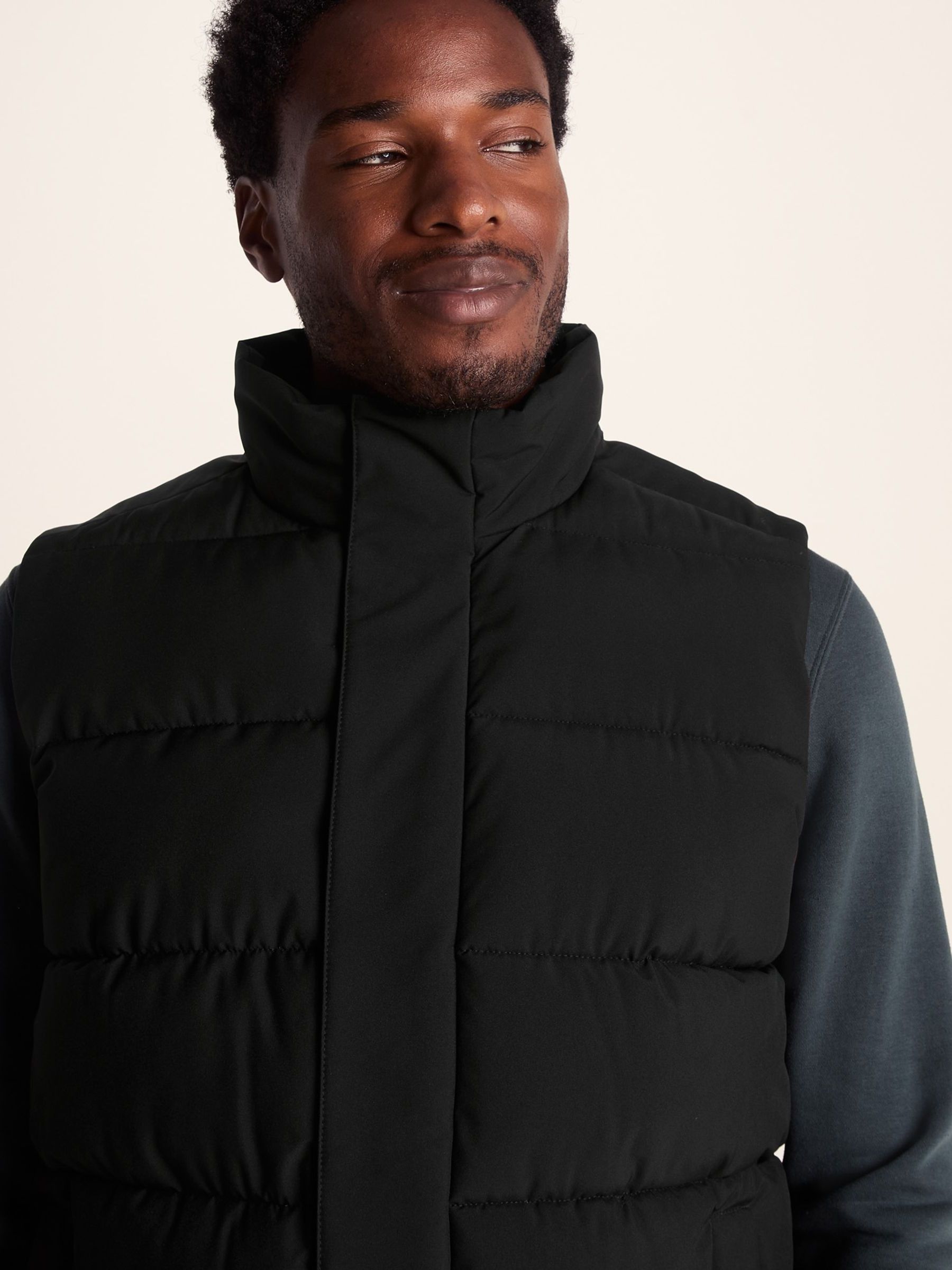 Buy Tog 24 Black Mens Leighton Padded Gilet from Next Romania