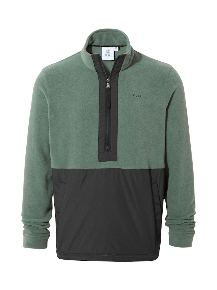 Tog 24 Black Mens Dowson Zip Neck Fleece - Image 7 of 7 Tog 24 Black Mens Dowson Zip Neck Fleece - Image 7 of 7