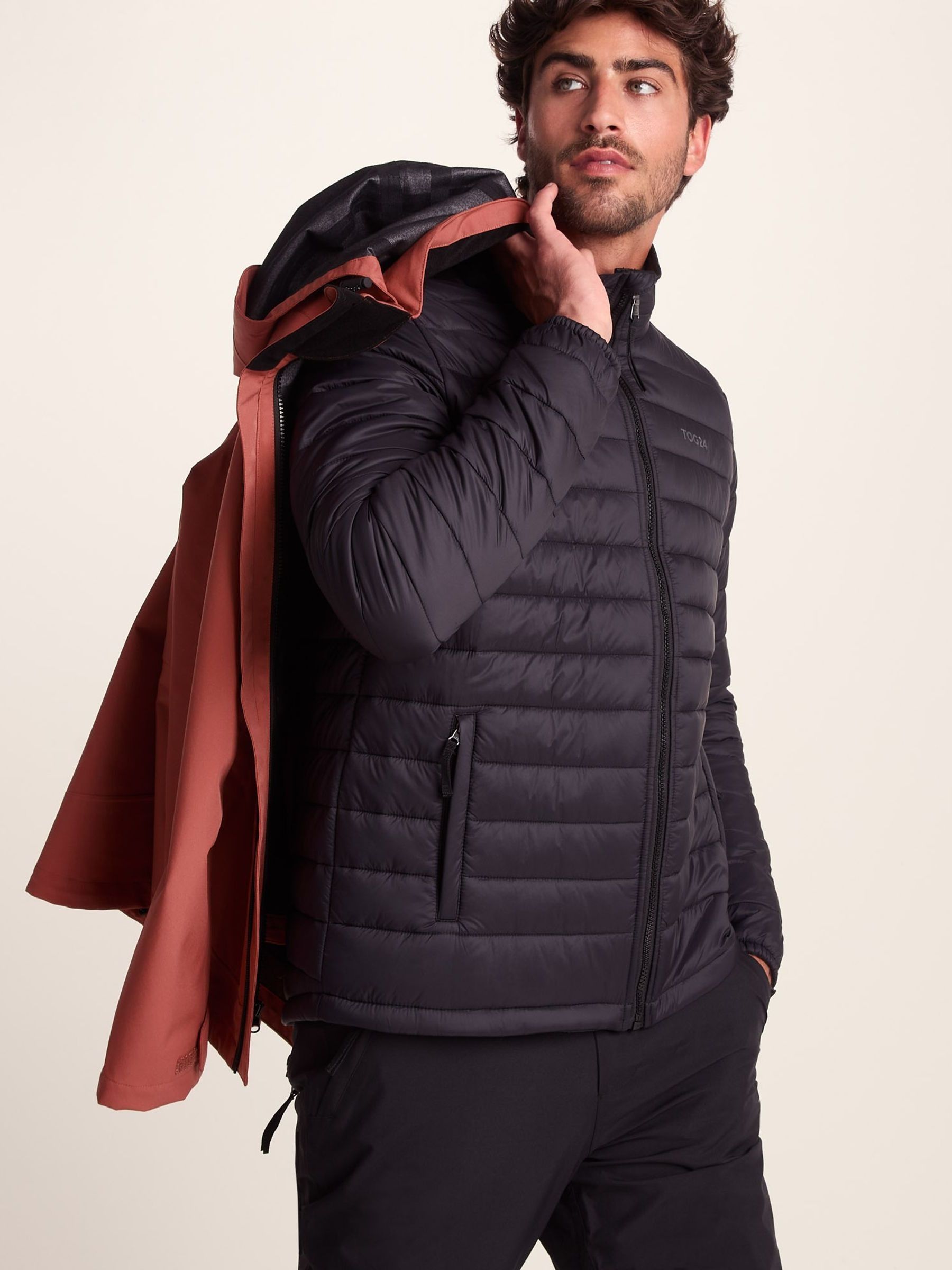 Buy Tog 24 Red Denton Waterproof 3 in 1 Hooded Jacket from Next USA