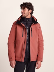 Tog 24 Red Mens Denton Waterproof 3-in-1 Jacket - Image 5 of 10