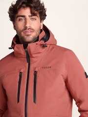 Tog 24 Red Mens Denton Waterproof 3-in-1 Jacket - Image 6 of 10