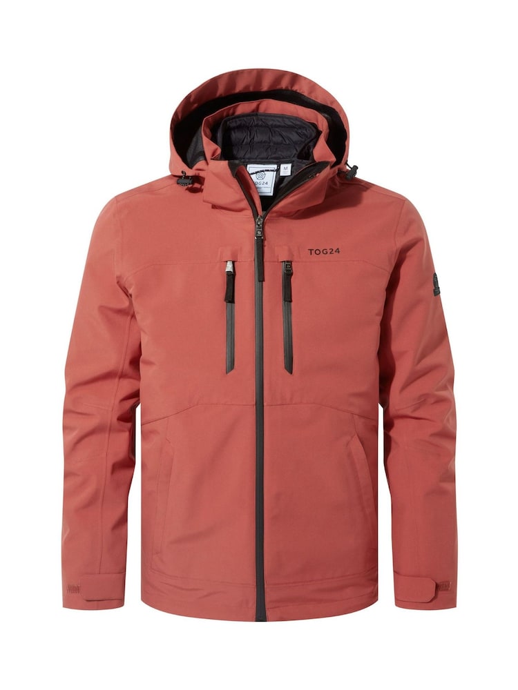 Rouge - Veste à capuche Tog 24 Denton imperméable 3 en 1 - Image 6 de 6