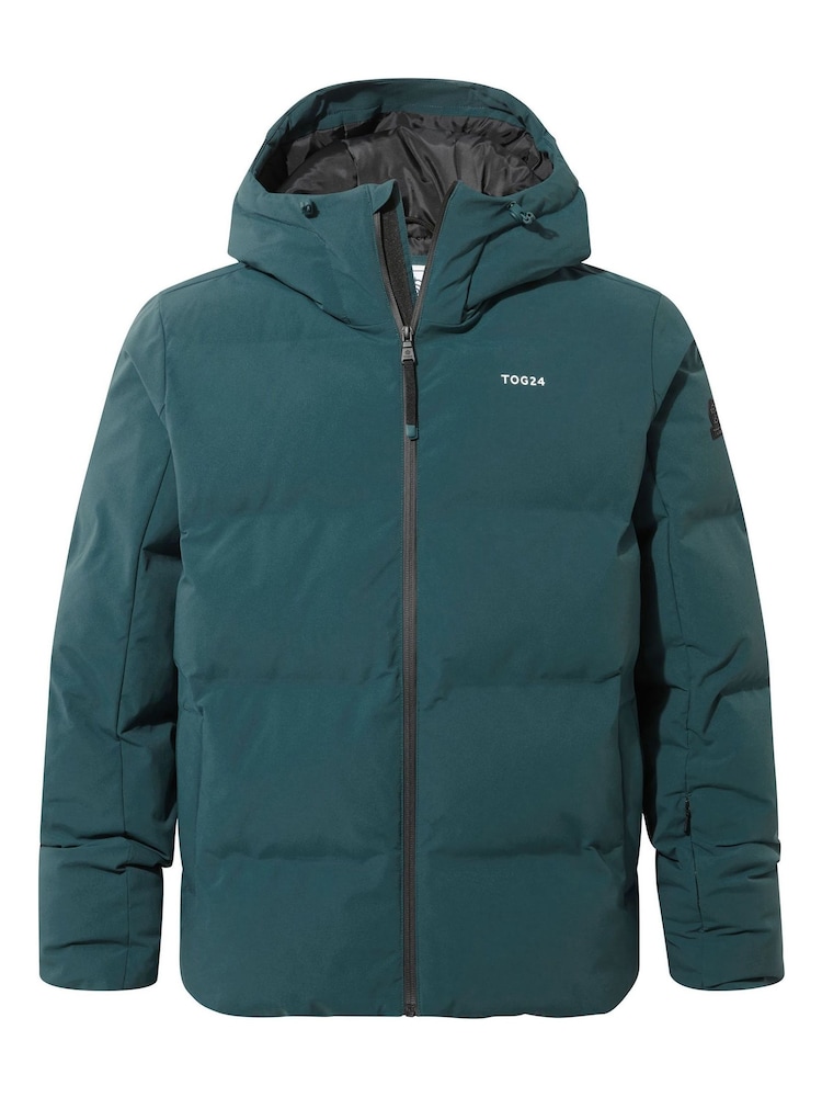 Tog 24 Green Davos Shower Resistant Insulated Ski Jacket - Image 6 of 6