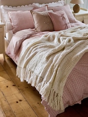 Laura Ashley Kimberly Chunky Woven Throw - Imagen 1 de 4