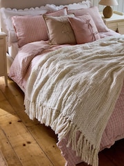 Laura Ashley Kimberly Chunky Woven Throw - Imagen 2 de 4