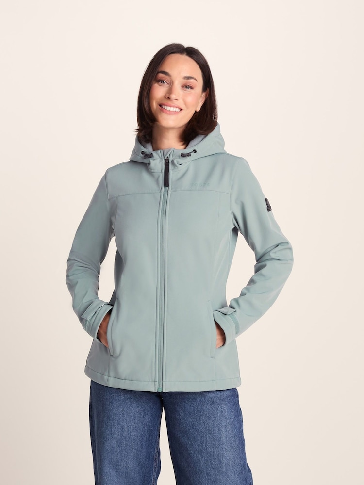 Tog 24 Green Womens Keld Softshell Hoodie - Image 2 of 8