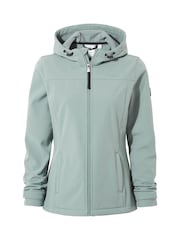 Tog 24 Green Womens Keld Softshell Hoodie - Image 8 of 8