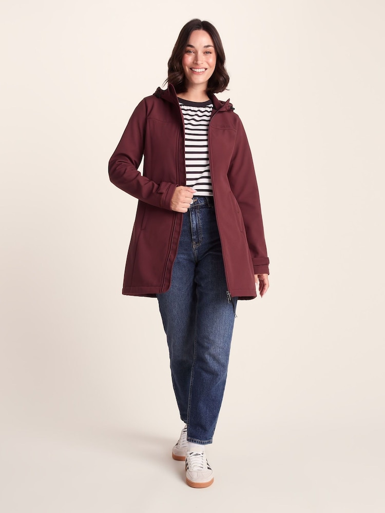 Tog 24 Red Womens Keld Softshell Long Jacket - Image 1 of 7