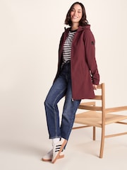 Tog 24 Red Womens Keld Softshell Long Jacket - Image 4 of 7