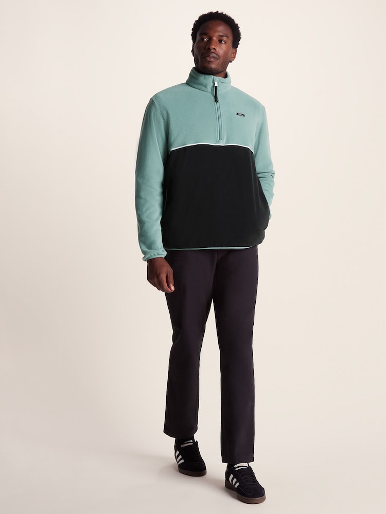 Tog 24 Green Mens Kirton Zip Neck Fleece - Image 1 of 7